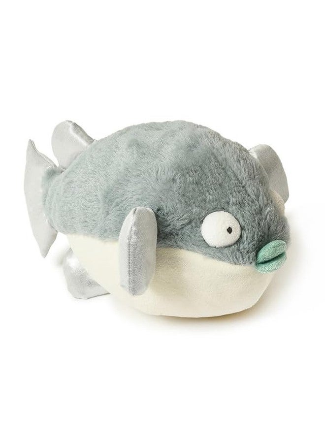 Mi Arcus Puffer Fish Soft Plush Toy Green- Height 16 cm - Image 1